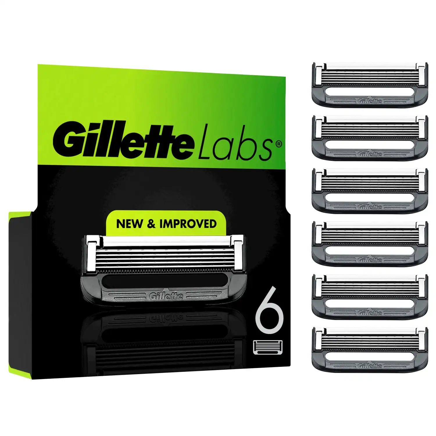 LABS RECAMBIOS PARA MAQUINILLA DE AFEITAR Set de afeitado 6 Un - Gillette - Comparador de precios