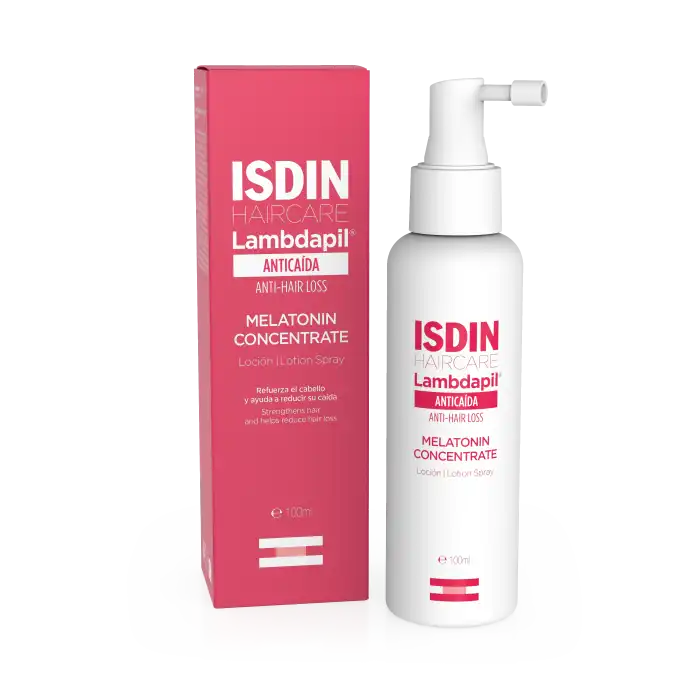 Lambdapil Loción Anticaída Melatonina 100 ml - Isdin - Comparador de precios