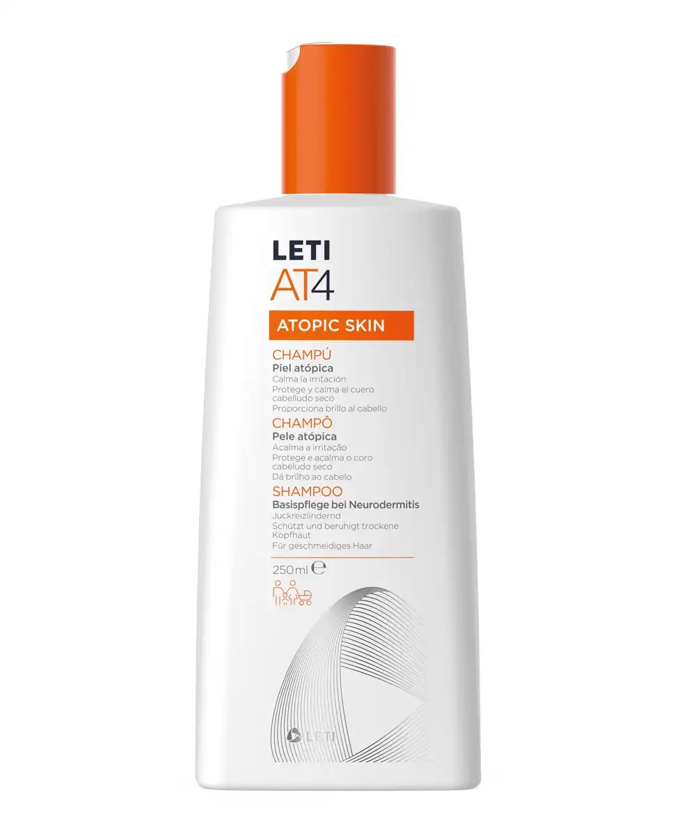 Leti - Champú Emoliente Piel Atópica AT4 - Leti - Comparador de precios