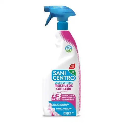 Multiusos con Lejío 750 ml Desinfectante Pistola - SANICENTRO - Comparador de precios
