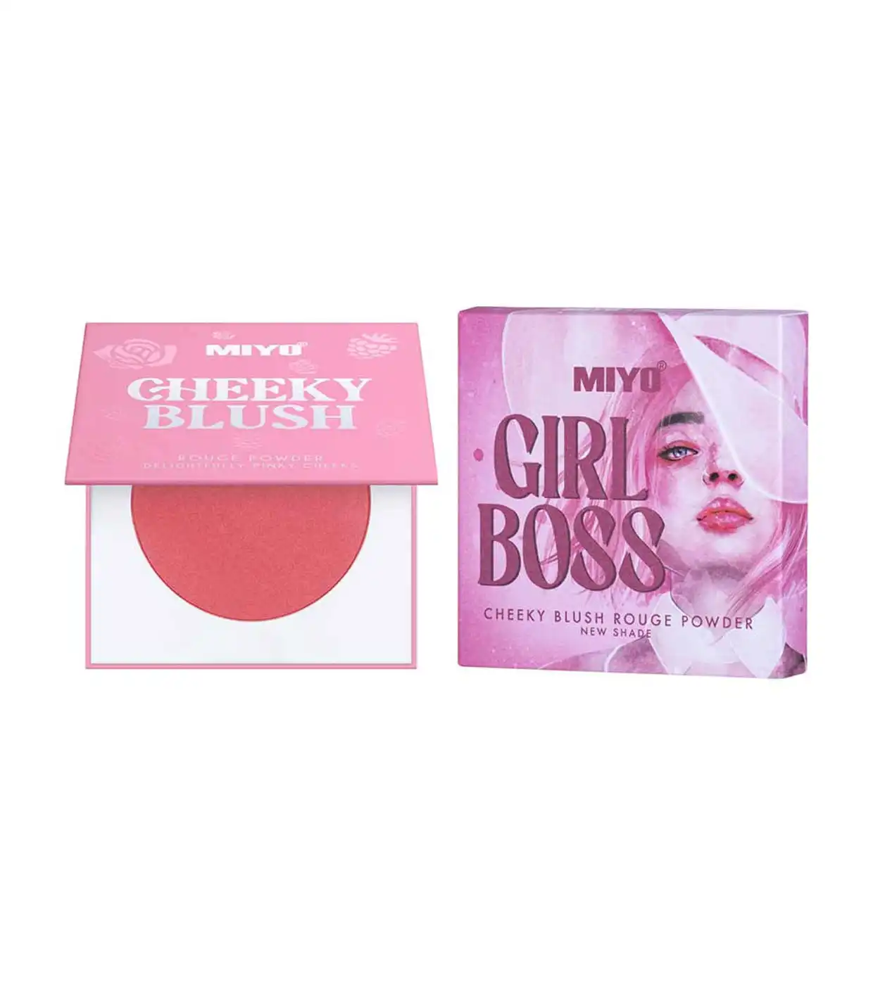 Miyo - *Girl Boss* - Colorete en polvo Cheeky Blush - 04: Legally Strawberry - MIYO - Comparador de precios