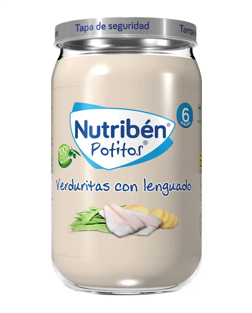 Nutribén® - Potito Lenguado, Patatas, Judias Verdes, Arroz, Cebolla Y Guisantes 235 G - Nutribén® - Comparador de precios