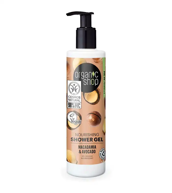 Organic Shop - Gel de ducha nutritivo - Macadamia y aguacate - Organic Shop - Comparador de precios