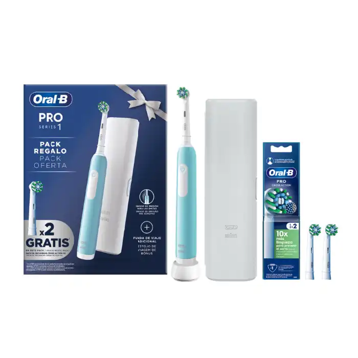 Pack Pro Series1 Cepillo Eléctrico Turquesa - Oral-B - Comparador de precios