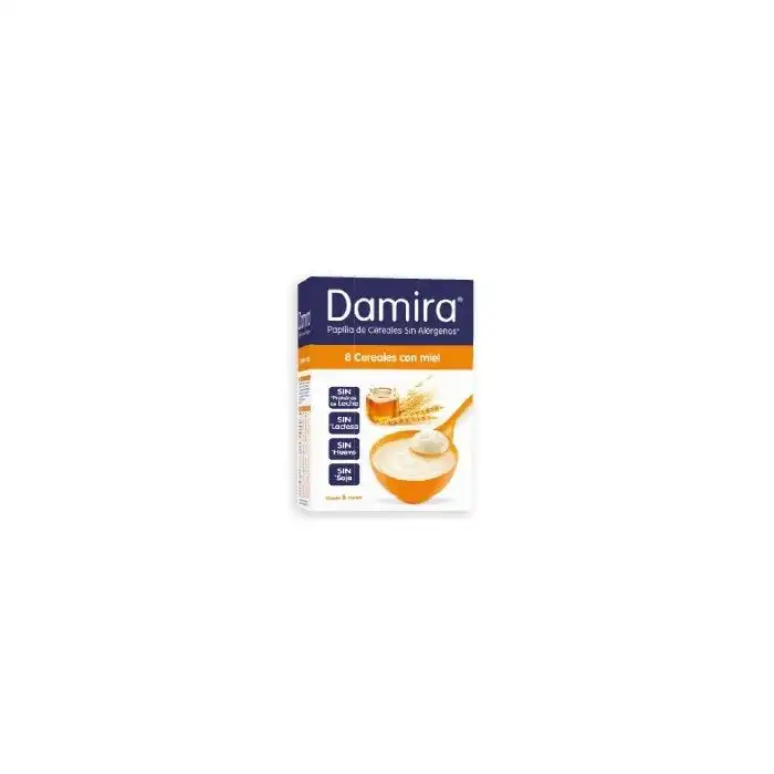 Papilla 8 Cereales con Miel 600 gr - Damira - Comparador de precios