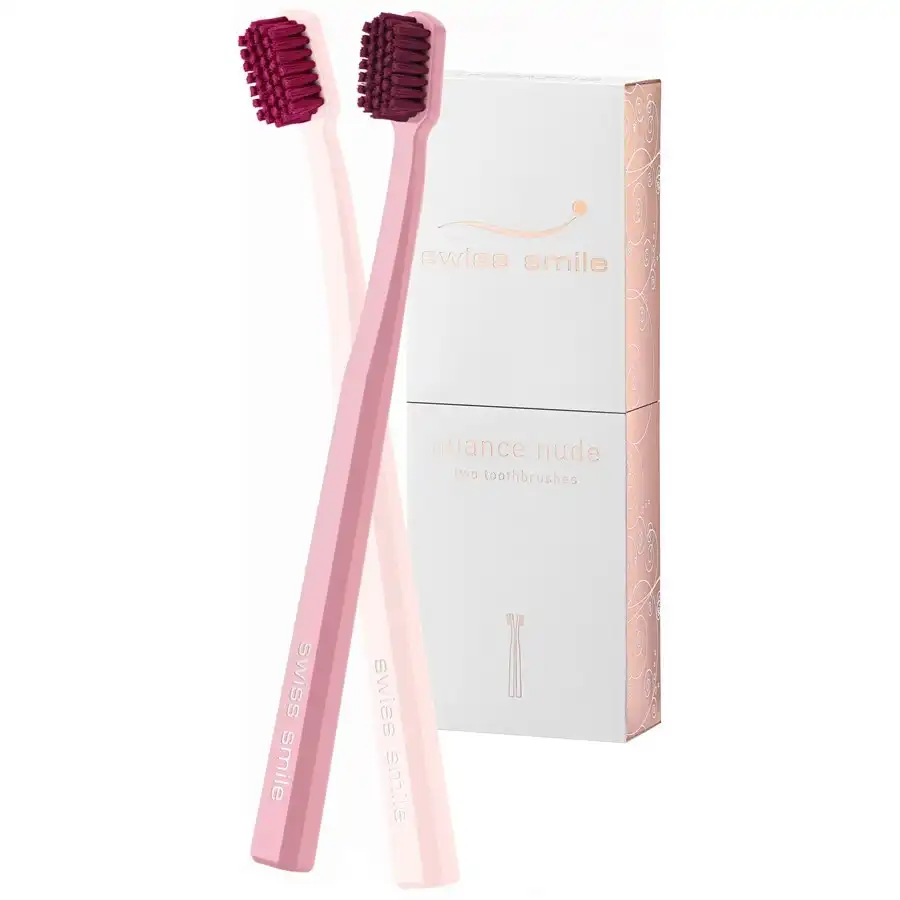 Set de regalo Nuance Nude Two Toothbrushes flor de cerezo y porcelana 1.0 pieces - Swiss Smile - Comparador de precios