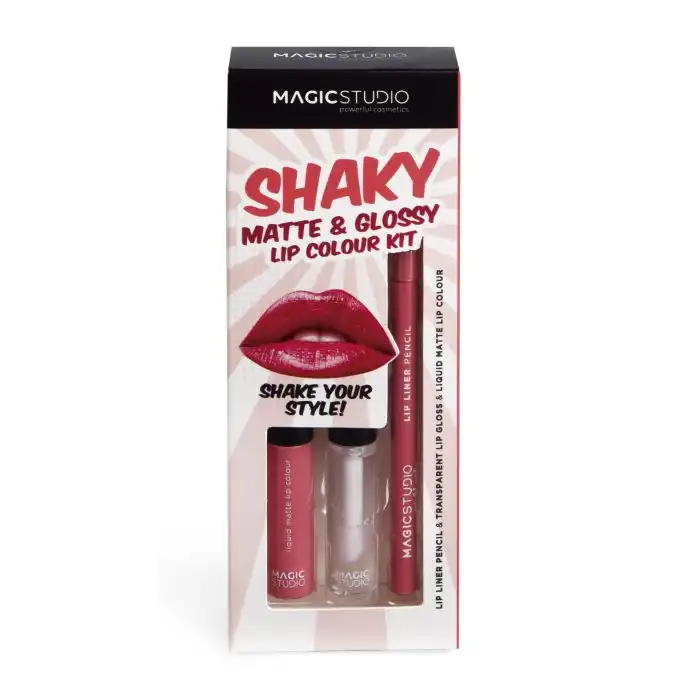 Shaky Matte-Glossy Lip Colour Kit - Magic Studio - Comparador de precios
