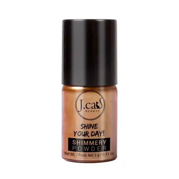 Shine Your Day Shimmery Powder Bronze - J.CAT - Comparador de precios