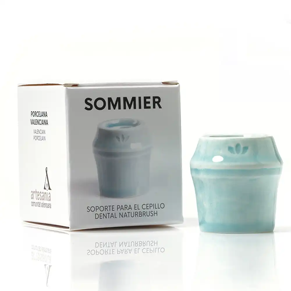 Sommier soporte para cepillo dental #azul 1 pz - NATURBRUSH - Comparador de precios