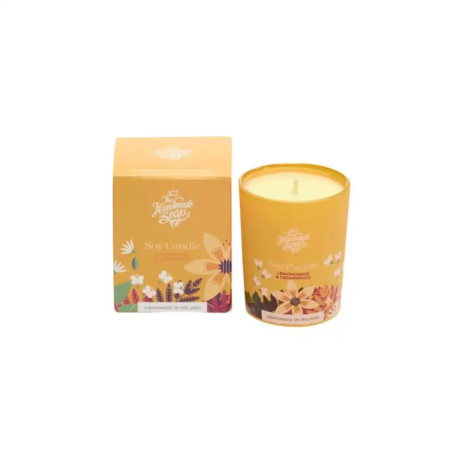 The Handmade Soap - Lemongrass & Cedarwood Scented Soy Candle Velas 210 g unisex - The Handmade Soap - Comparador de precios