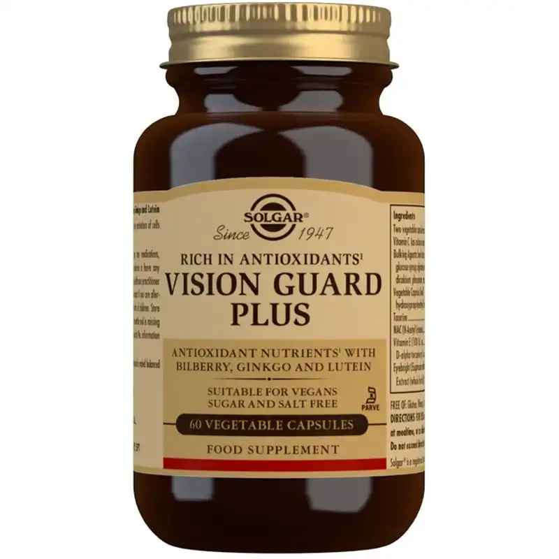 Vision guard plus cápsula vegetal - SOLGAR - Comparador de precios