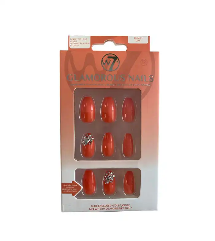 W7 - Uñas postizas Glamorous Nails - Beach Day - W7 - Comparador de precios