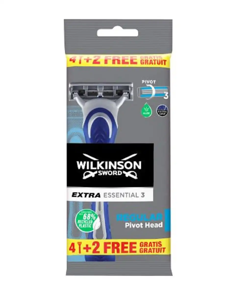 Wilkinson - Maquinillas De Afeitar Desechables Extra3 Essentials Sword - Wilkinson - Comparador de precios
