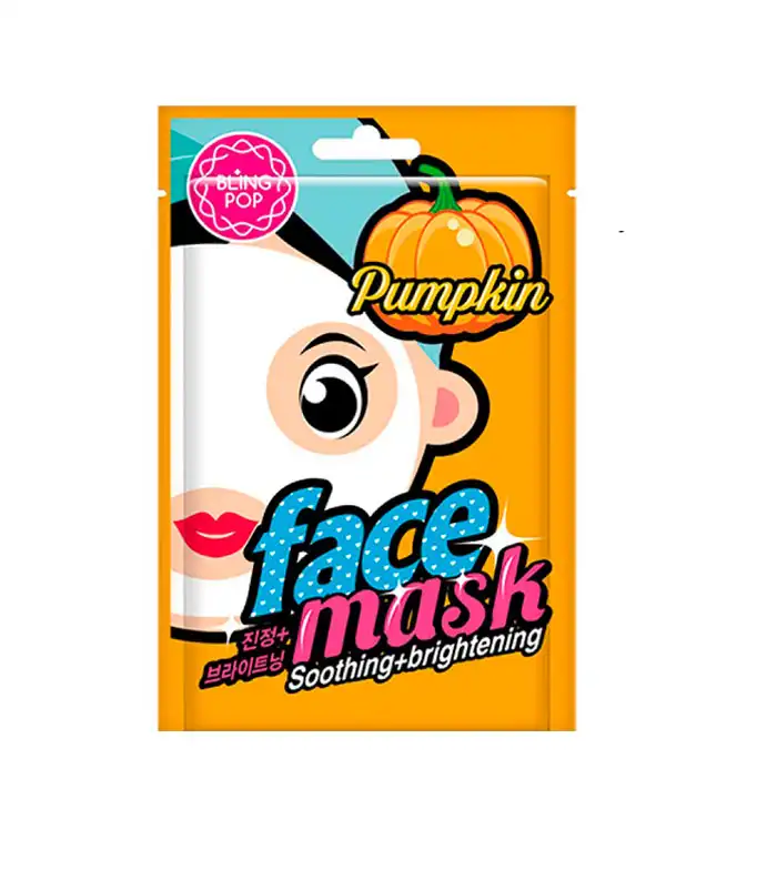 Bling Pop - Mascarilla Facial Relajante e Iluminadora con Calabaza - Bling Pop - Comparador de precios