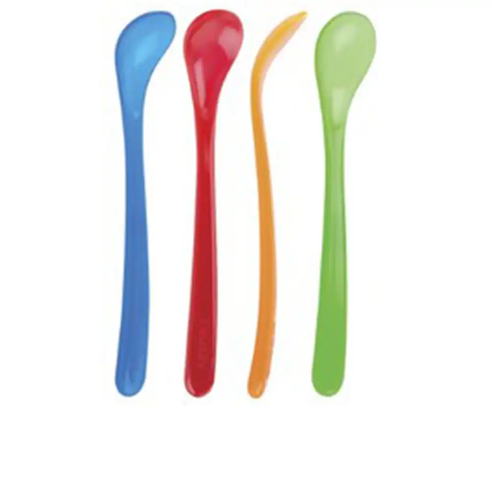 Cuchara mango largo 3m+ 4 u - Nuby - Comparador de precios
