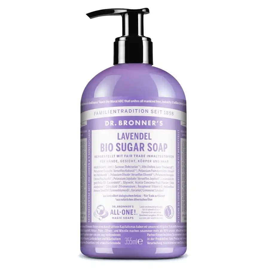 Dr. Bronner's - SUGAR SOAP LAVENDER Jabones 355 ml unisex - Dr. Bronners - Comparador de precios