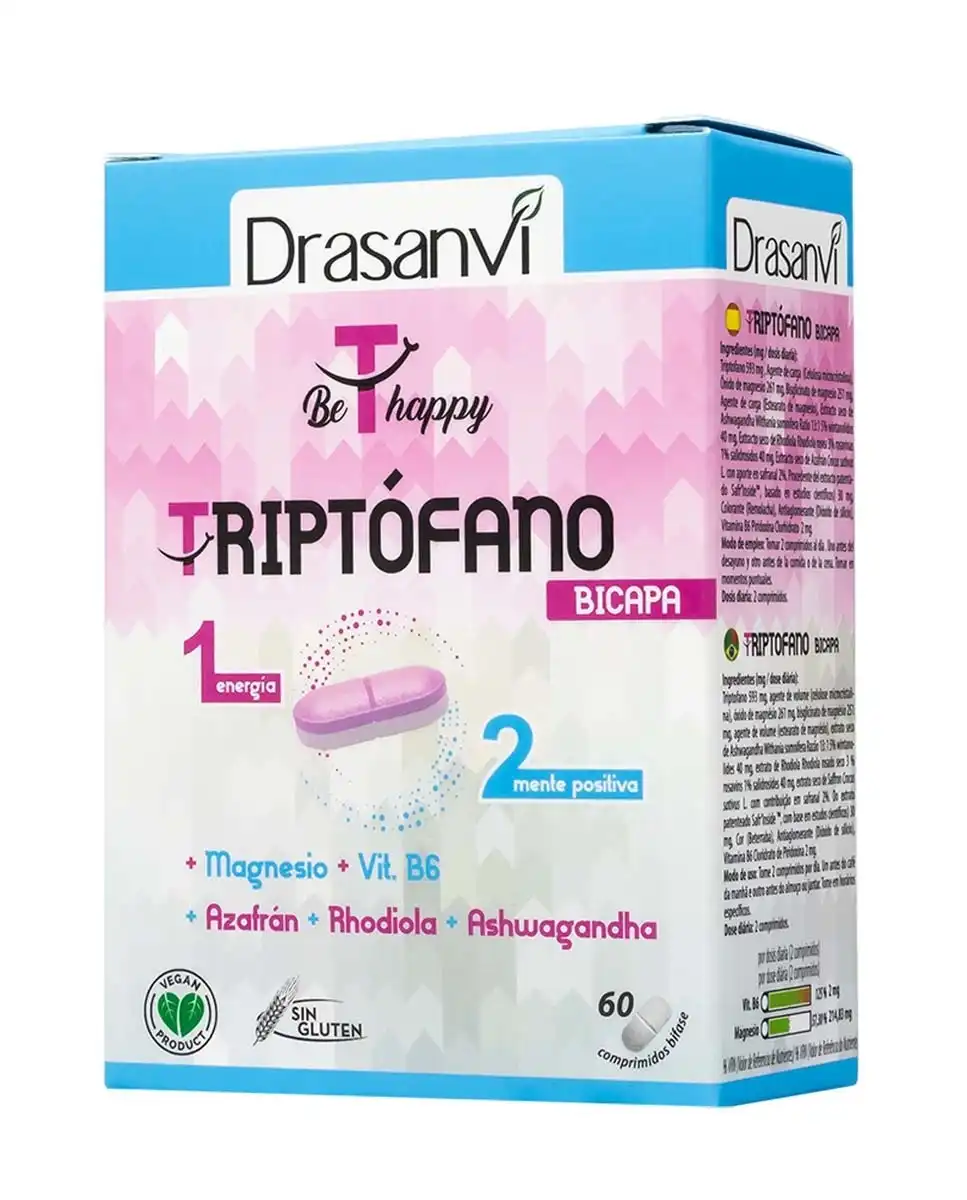 Drasanvi - Cápsulas Triptófano Bicapa Be Happy - Drasanvi - Comparador de precios