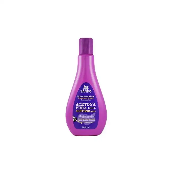 Quitaesmaltes Acetona Pura 100% 200 ml - Sanko - Comparador de precios