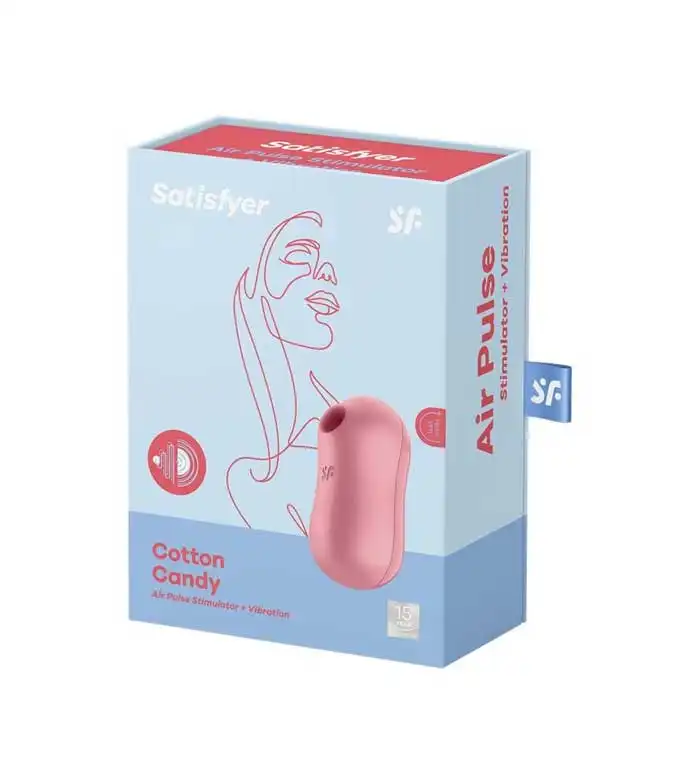 Satisfyer - Estimulador de clítoris Cotton Candy - Rojo - SATISFYER - Comparador de precios