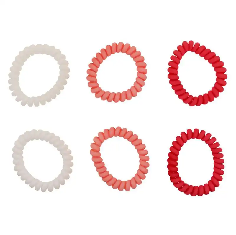 SOHO - Lazos Para El Pelo En Espiral Thia Gomas para cabello 6 pieces Oro rosa unisex - Soho - Comparador de precios