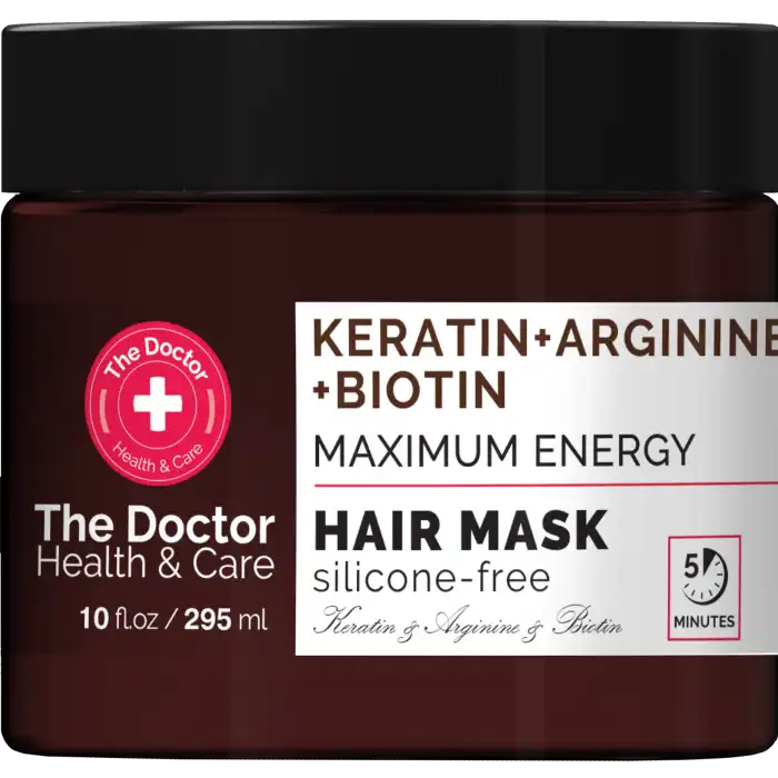 Mascarilla Capilar Maximum Energy con Queratina + Arginina + Biotina 295 ml - The Doctor - Comparador de precios
