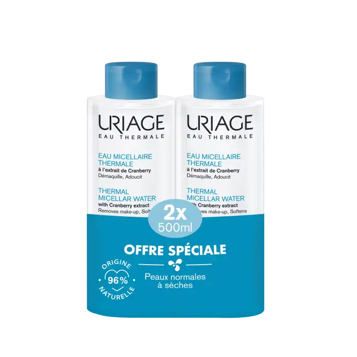 ¡25% DTO! Agua Micelar Termal Piel Normal-Seca 1000 ml - Uriage - Comparador de precios