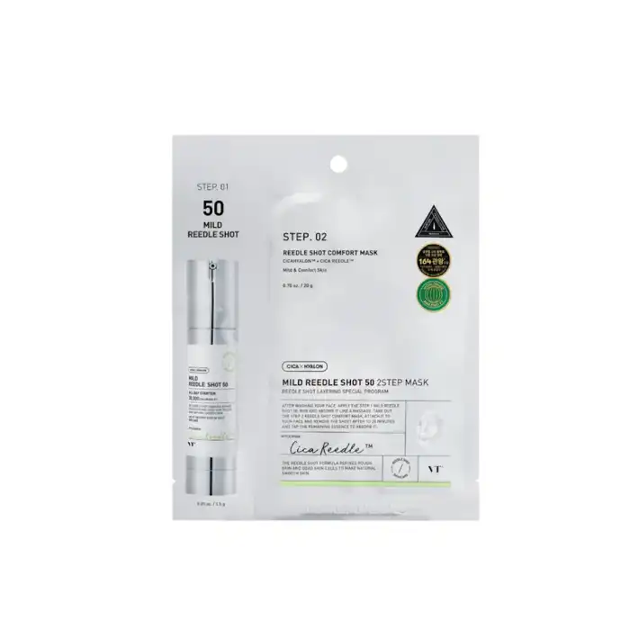 Mild Reedle Shot 50 Mask 2 Step 21.5 gr - VT Cosmetics - Comparador de precios