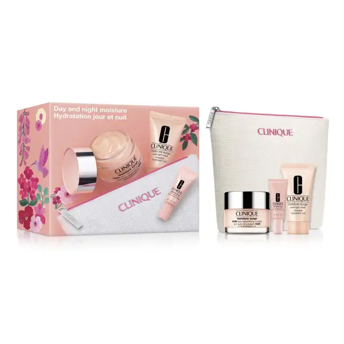 Set de Cuidado Facial Día y Noche: Moisture Surge 50 ml - Clinique - Comparador de precios