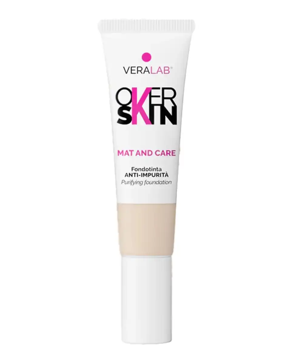 Base de Maquillaje Mat And Care Overskin 01 PORCELAIN - Veralab - Comparador de precios