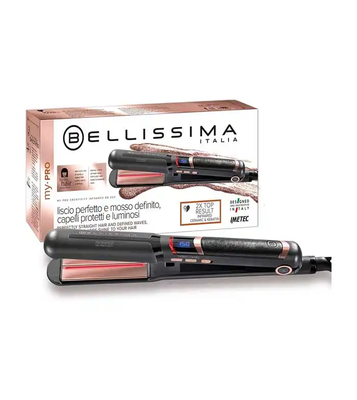 Bellissima - Plancha infrarrojo alisadora y onduladora My Pro Creativity Infrared B8 200 - Bellissima - Comparador de precios