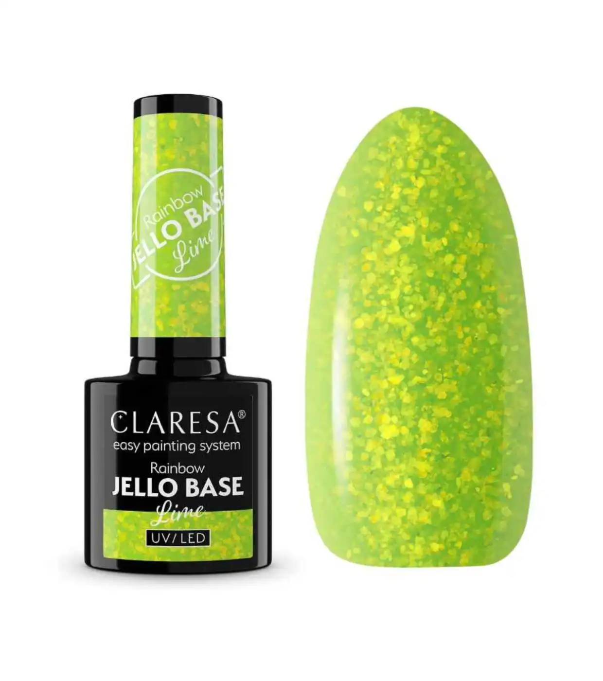 Claresa - *Rainbow Jello Base* - Esmalte de uñas semipermanente - Lime - Claresa - Comparador de precios