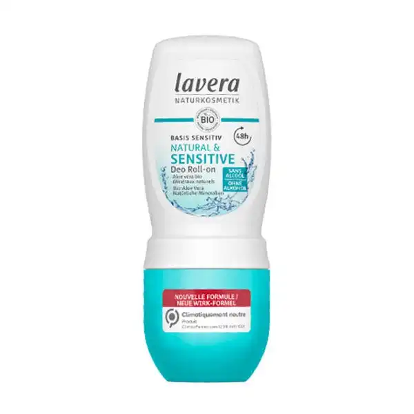 Desodorante Roll-On 24H Basis Sensitiv - lavera - Comparador de precios