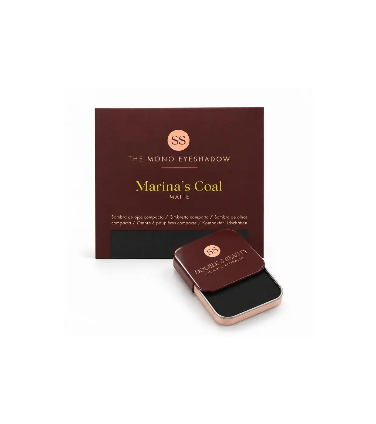 Double S Beauty - Sombra de ojos The Mono Eyeshadow Matte - Marina’s Coal - Double S Beauty - Comparador de precios