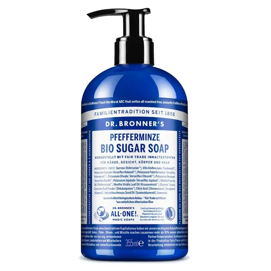 Dr. Bronner's - Peppermint Bio Sugar Soap Jabones 355 ml unisex - Dr. Bronners - Comparador de precios