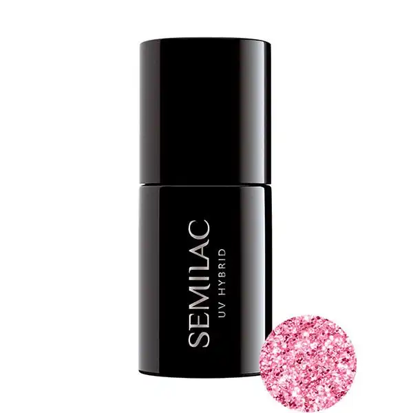 Esmalte Semipermanente 319 Shimmer Dust Pink - SEMILAC - Comparador de precios