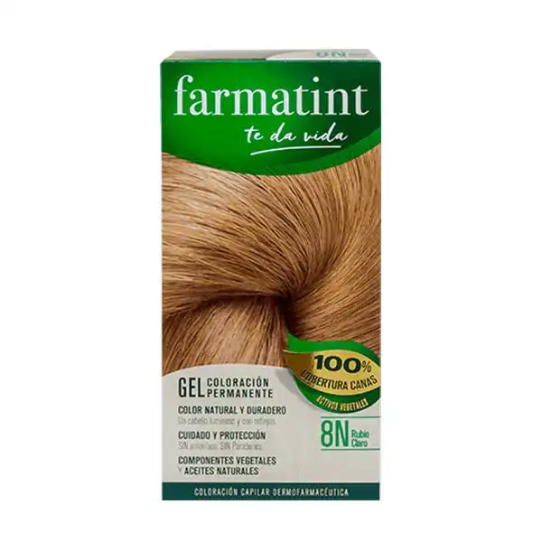 Gel Coloración Permanente Rubio Claro - Farmatint - Comparador de precios