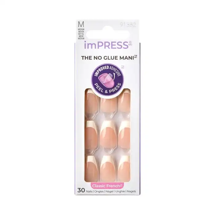 Impress Color Classic French Uñas Postizas - Kiss - Comparador de precios