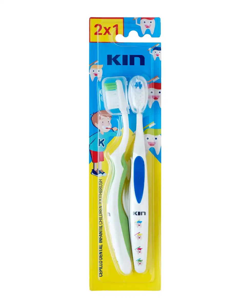 Kin - 2 Cepillos Dentales Infantil - Kin - Comparador de precios