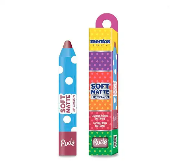 Mentos Soft Matte Lip Crayon Dark Cherry - RUDE - Comparador de precios