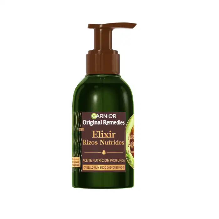 Original Remedies Aceite de Aguacate Elixir Rizos Nutridos 120 ml - Garnier - Comparador de precios