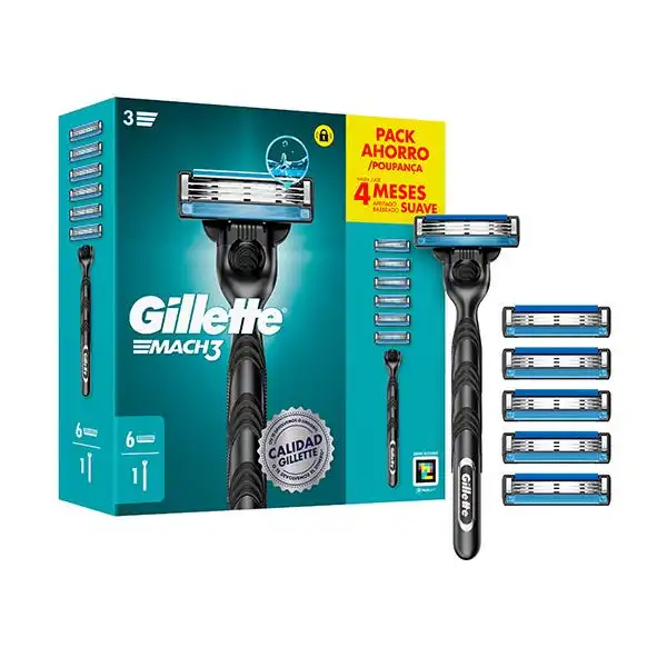Pack Prom Mach 3+6Up - Gillette - Comparador de precios