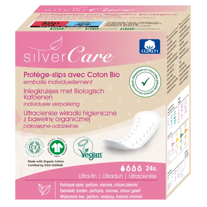 Protegeslips de algodón ecológico Ultrafinos - SILVER CARE - Comparador de precios