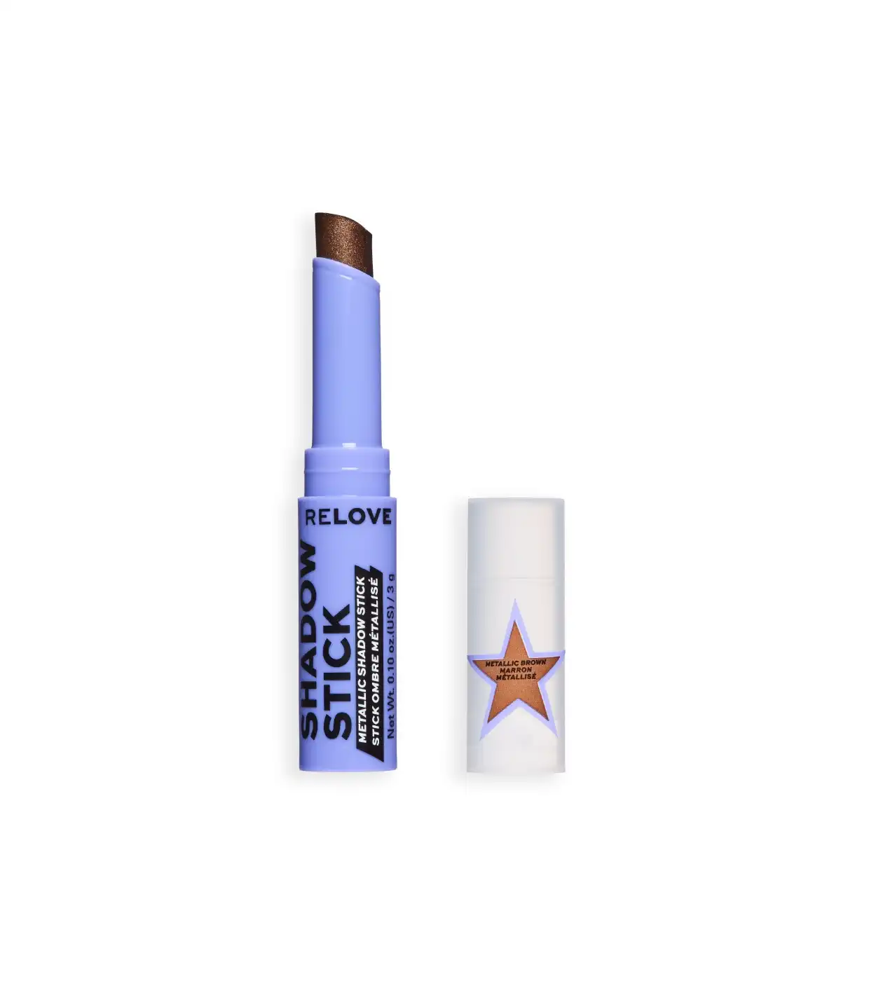 Revolution Relove - Sombras de ojos metálica en stick - Metallic Brown - Revolution Relove - Comparador de precios