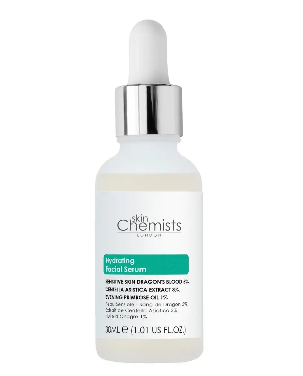 Sérum facial para piel sensible con 5% sangre de drago, 3% centella asiática y 1% aceite de onagra 30ml 700 - Skin Chemists - Comparador de precios
