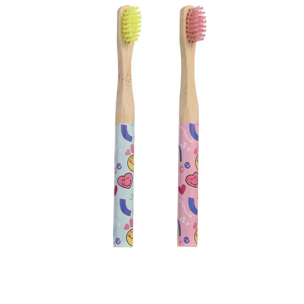 Smiley Word Cepillo De Dientes Bambú lote 2 pz - TAKE CARE - Comparador de precios