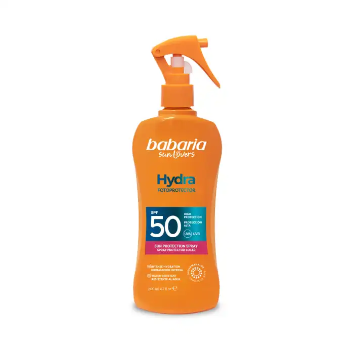 Spray Protector Solar Hydra SPF50 200 ml - Babaria - Comparador de precios