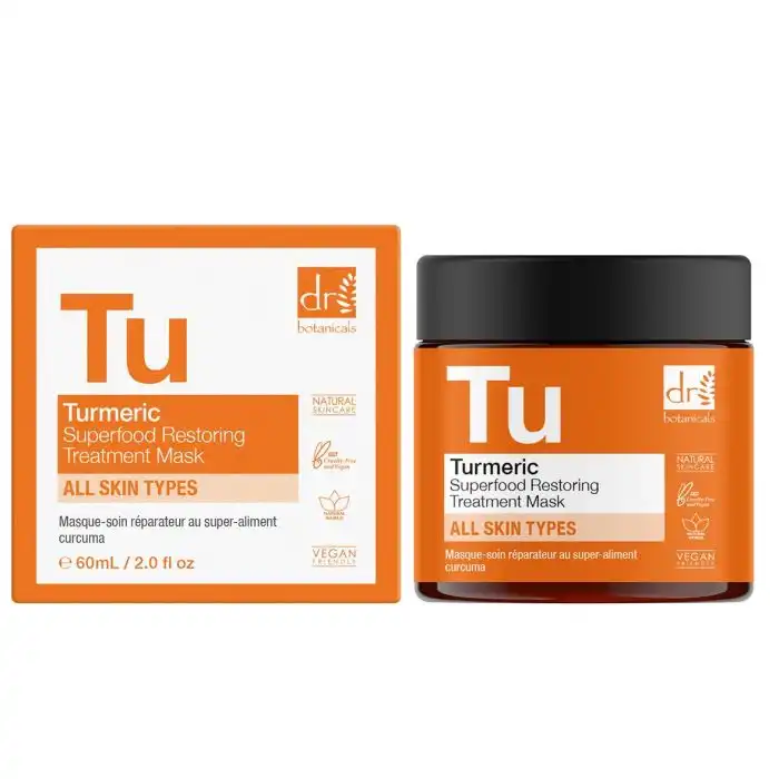 SuperFood Mascarilla Restauradora Cúrcuma 60 ml - Dr Botanicals - Comparador de precios