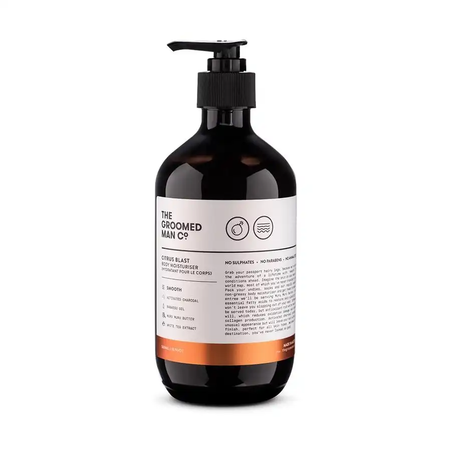 THE GROOMED MAN CO - Citrus Blast Body Moisturiser Cremas corporales 500 ml male - The Groomed Man Co - Comparador de precios