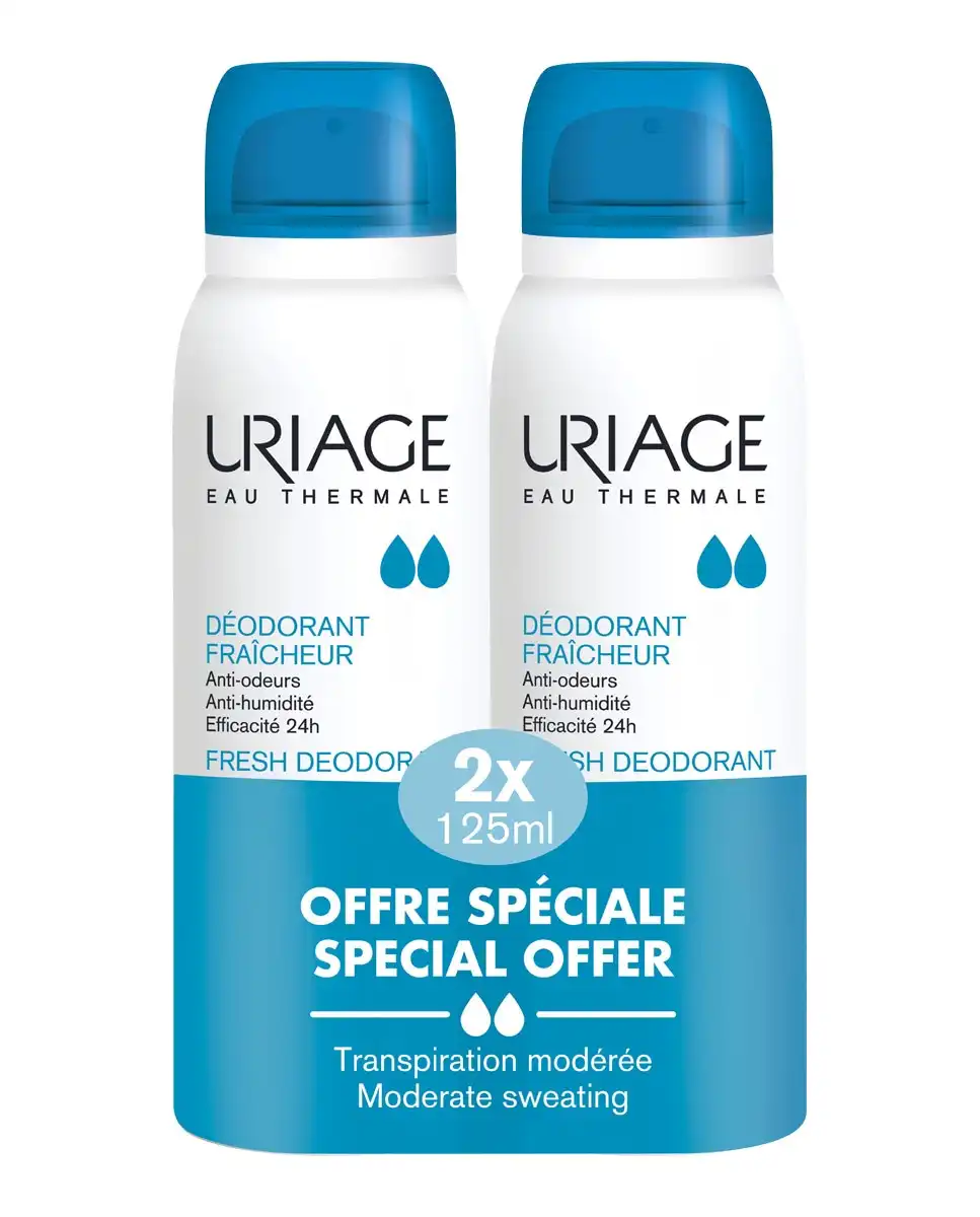 Uriage - Duplo Desodorante En Spray Frescor - Uriage - Comparador de precios