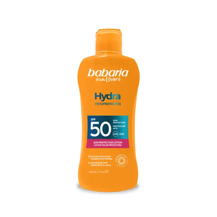 ¡16% DTO! Leche Protectora Solar Hydra SPF50 200 ml - Babaria - Comparador de precios